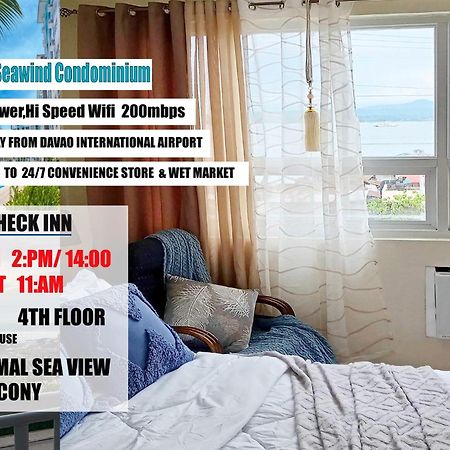 4Th Floor - Sea View Of Seawind Condominium ダバオ　シティ エクステリア 写真